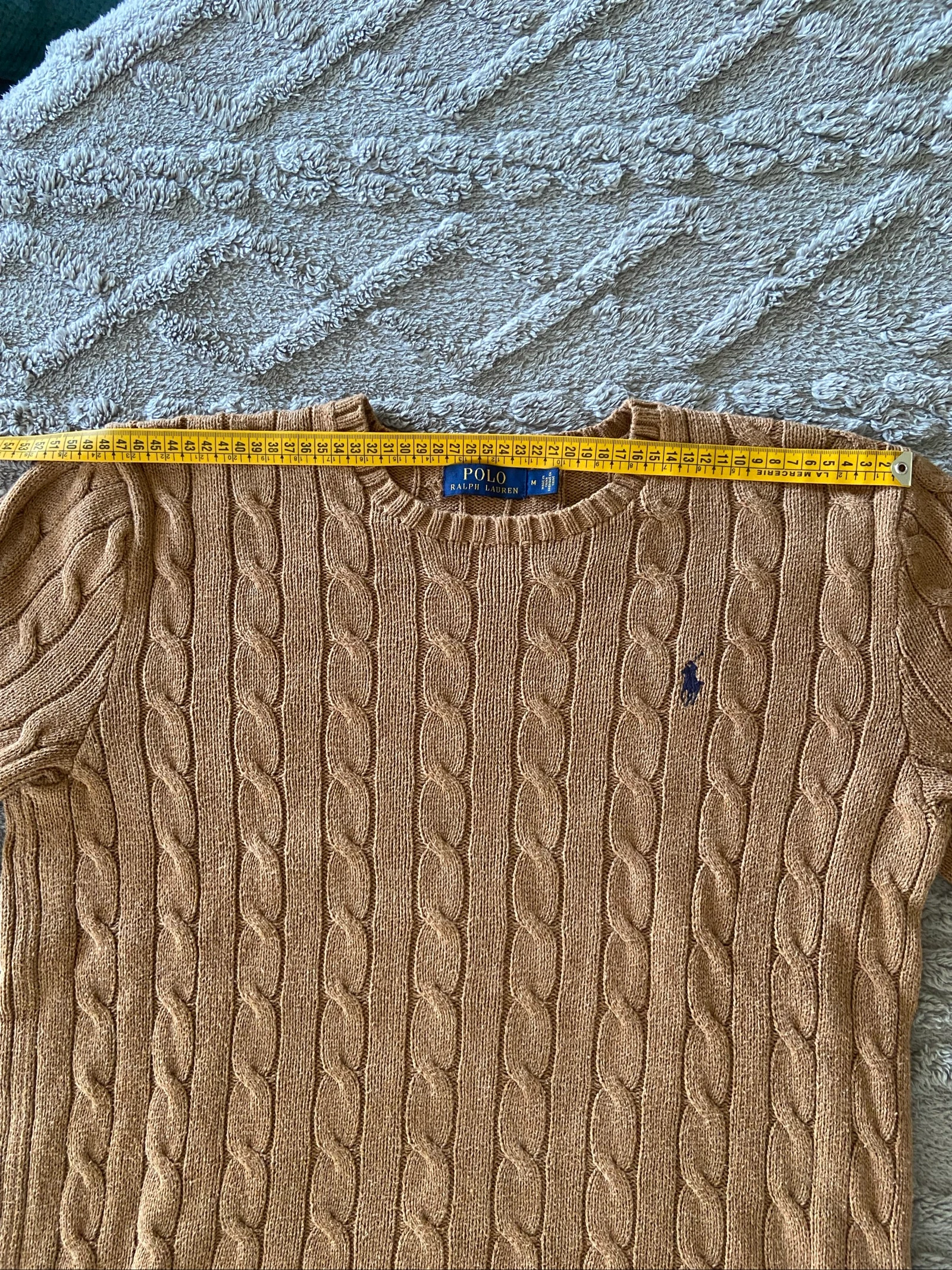 Polo Ralph Lauren Twisted Sweater – Beige – Size M – photo 8